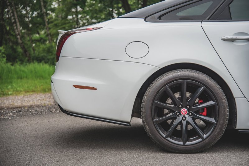 Maxton Heck Ansatz Flaps Diffusor für Jaguar XJ X351 schwarz Hochglanz JA-XJ-4-RSD1-G