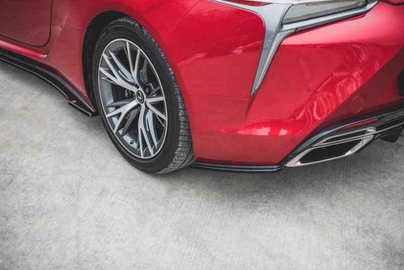 Maxton Heck Ansatz Flaps Diffusor für Lexus LC 500 schwarz Hochglanz LE-LC-500-RSD1-G