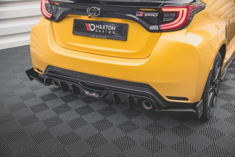 Maxton Heck Ansatz Flaps Diffusor +Flaps für V.4 Toyota GR Yaris Mk4 TO-YA-4-GR4-RSD4C+RS