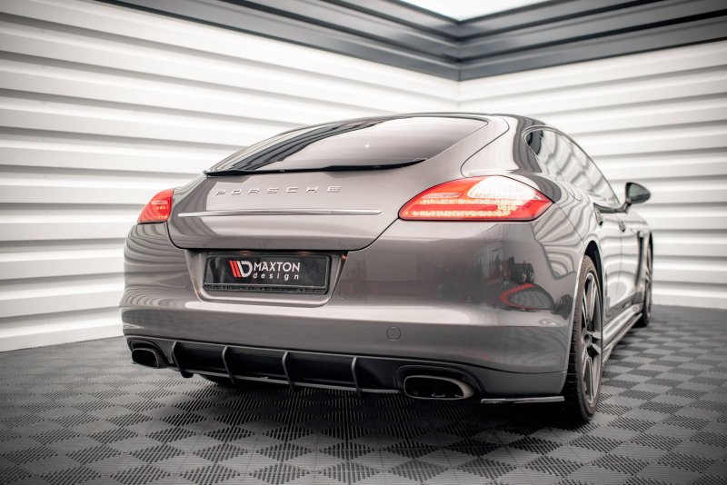 Maxton Spoiler CAP für Porsche Panamera / Panamera Diesel 970 schwarz Hochglanz PO-PA-970-CAP1-G