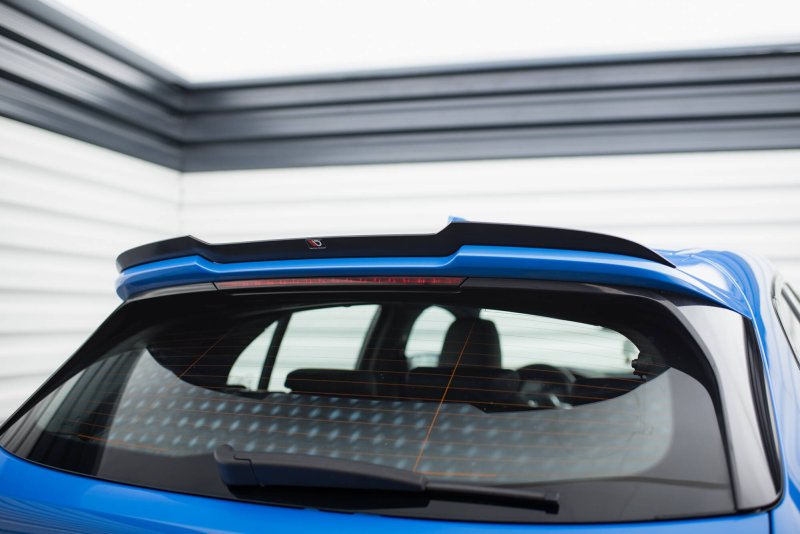 Maxton Spoiler CAP Abrisskante V.1 BMW 1er M-Paket F40 schwarz Hochglanz BM-1-40-M-CAP1-G