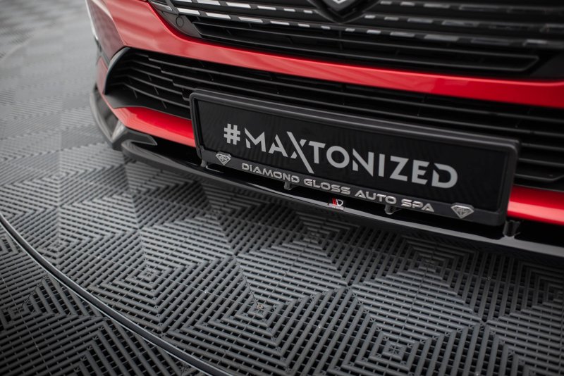 Maxton Front Ansatz V.2 Peugeot 308 Mk3 schwarz Hochglanz PE-308-3-SW-FD2-G