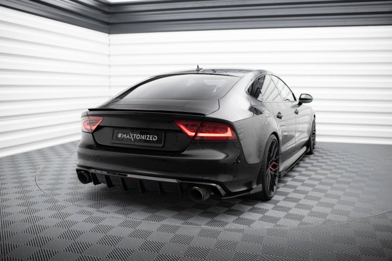 Maxton Diffusor Heck Ansatz Audi A7 S-Line C7 AU-A7-C7-SLINE-RS1GO_O