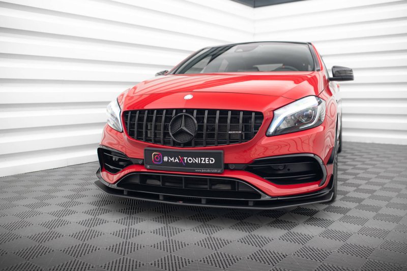 Maxton Street Pro Front Ansatz Mercedes-Benz A 45 AMG Aero W176 Facelift MEA176FAEROCNC-FD1B