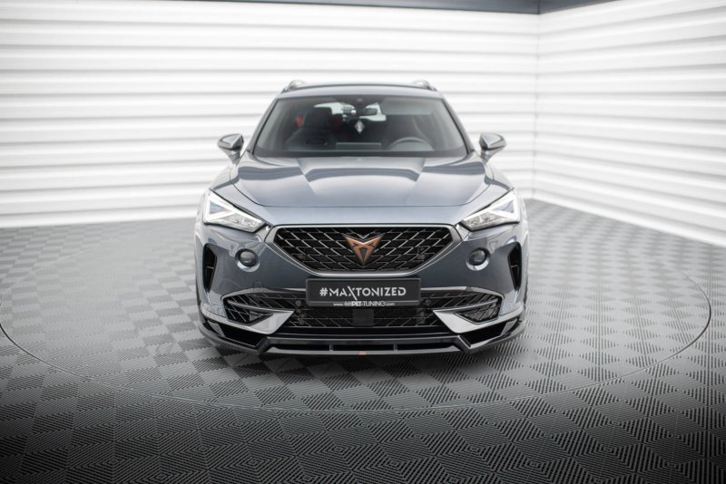 Maxton Front Ansatz V.4 Cupra Formentor Mk1 schwarz Hochglanz CU-FO-1-FD4G+FD4R-G