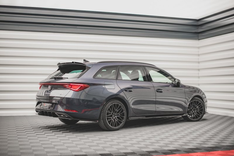 Maxton Seitenschweller Ansatz für V.2 für Seat Leon FR Mk4 / Cupra Leon  schwarz Hochglanz SE-LE-4-FR-SD2-G