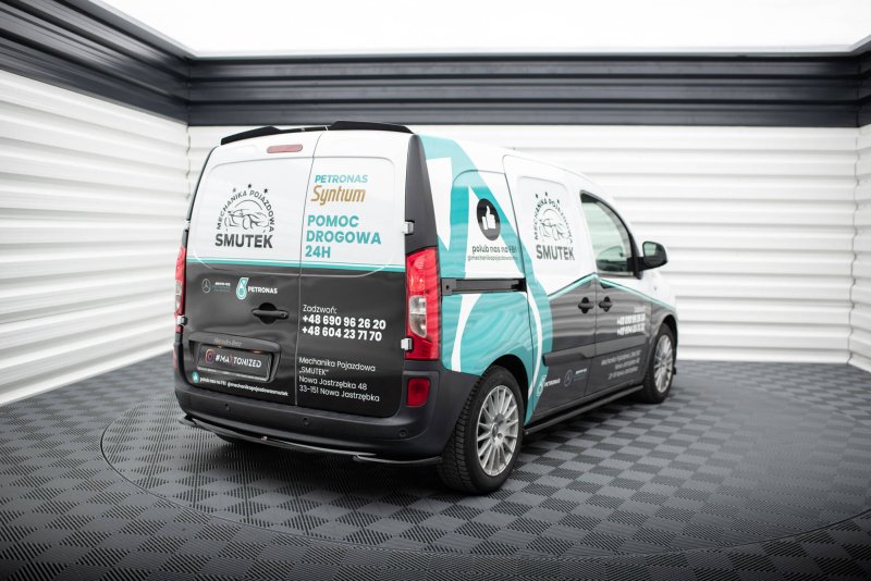 Maxton Spoiler CAP Abrisskante Mercedes-Benz Citan Mk1 schwarz Hochglanz ME-CI-1-CAP1-G