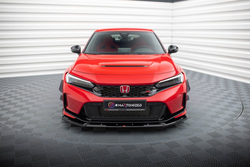 Maxton Front Ansatz V.2 für Honda Civic Type-R Mk 11 schwarz Hochglanz HO-CI-11-TYPE-R-FD2-G