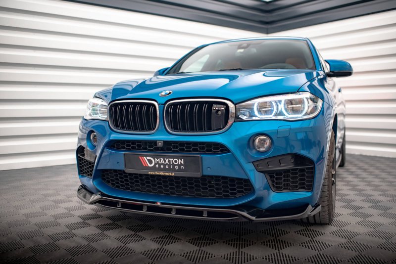 Maxton Front Ansatz V.3 für BMW X5 M F85 / X6 M F86 schwarz Hochglanz BM-X5M-15-FD3G+FD3R-G