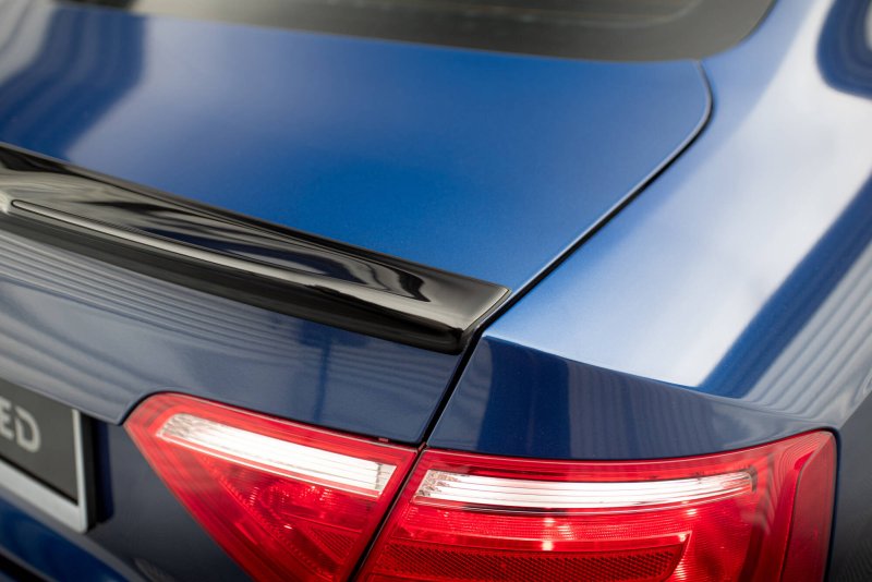 Maxton Spoiler CAP Abrisskante 3D Audi A5 Coupe 8T schwarz Hochglanz AU-A5-1F-CAP3D1-G