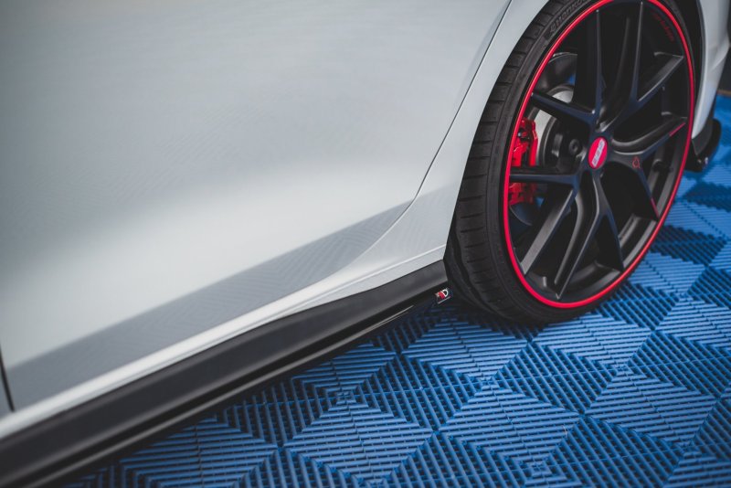 Maxton Seitenschweller Ansatz für Volkswagen Golf 8 GTI schwarz Hochglanz VW-GO-8-GTI-SD1-G