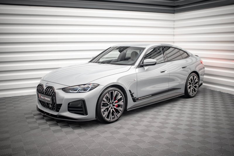 Maxton Street Pro Seitenschweller Ansatz für BMW 4er Gran Coupe M-Paket G26 BM4G26MPACKGCCNC-SD1BRB