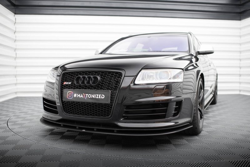Maxton Street Pro Front Ansatz für für Audi RS6 Avant C6 AURS6C6CNC-FD3BRB