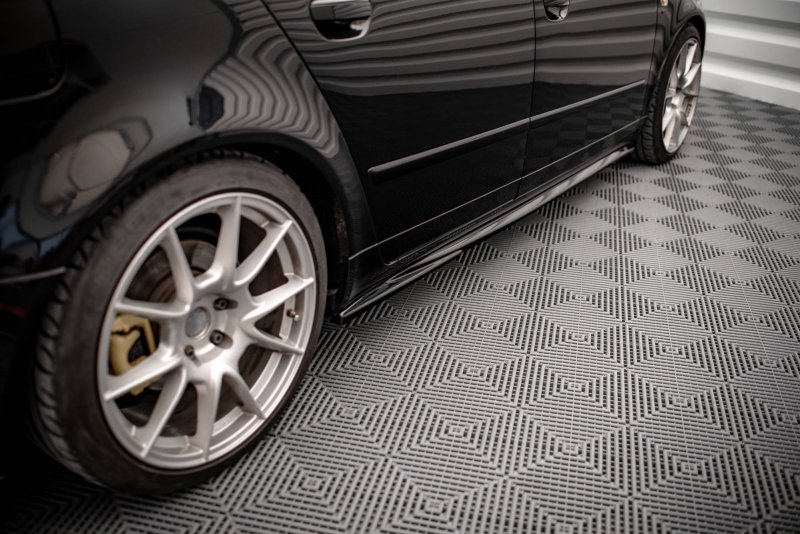 Maxton Seitenschweller Ansatz für Seat Exeo schwarz Hochglanz SE-EX-1-K-SD1-G