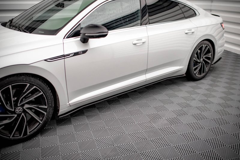 Maxton Street Pro Seitenschweller Ansatz für V.2 für Volkswagen Arteon R / R-Line Facelift VWAR1FRCNC-SD1BRB