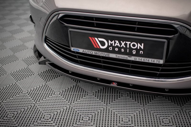 Maxton Front Ansatz für Ford C-Max Mk2 schwarz Hochglanz FO-CMAX-2-FD1-G