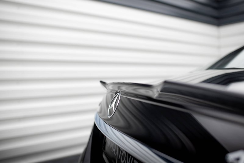 Maxton Spoiler CAP Abrisskante 3D Mercedes-Benz S W222 / W222 Facelift schwarz Hochglanz ME-S-222-CAP2-G