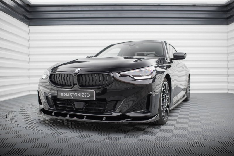 Maxton Front Ansatz V.3 BMW 2 Coupe G42 schwarz Hochglanz BM-2-G42-FD3-G