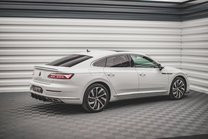 Maxton Street Pro Seitenschweller Ansatz für Volkswagen Arteon R-Line Facelift VWAR1FRLINECNC-SD1BRB