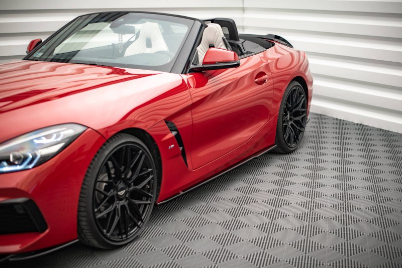 Maxton Seitenschweller Ansatz für BMW Z4 M-Paket G29 schwarz Hochglanz BM-Z4-29-MPACK-SD1-G