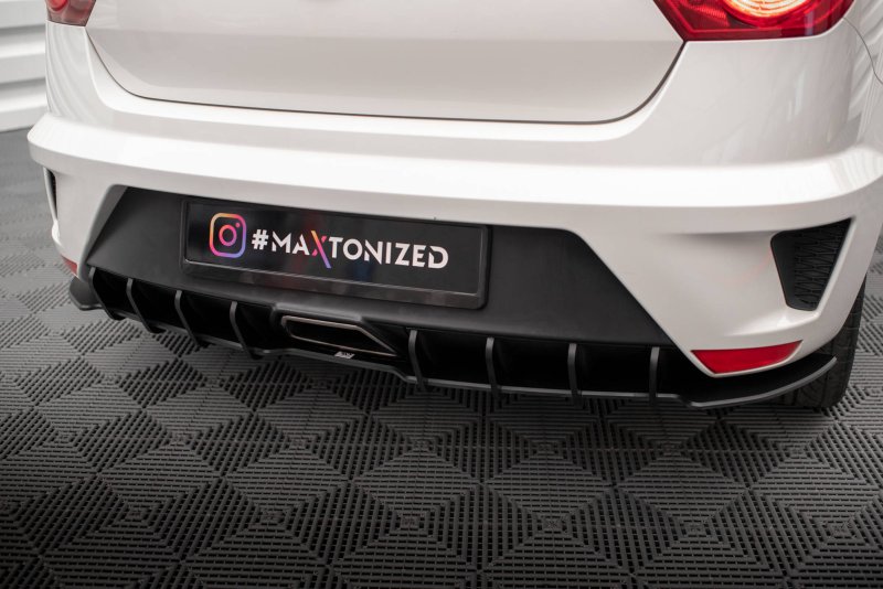 Maxton Street Pro Heckschürze für Seat Ibiza Cupra Sport Coupe Mk4 SEIB4SCCNC-RS1BRB