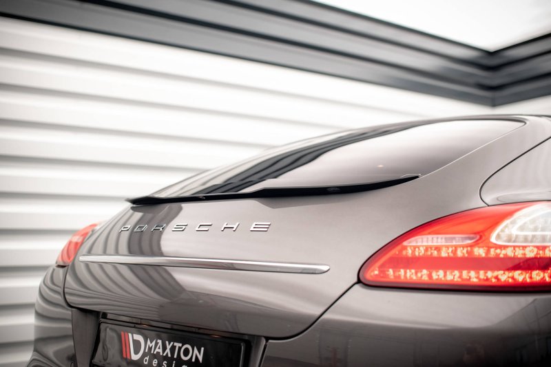 Maxton Spoiler CAP für Porsche Panamera / Panamera Diesel 970 schwarz Hochglanz PO-PA-970-CAP1-G