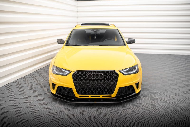 Maxton Street Pro Front Ansatz für für Audi RS4 B8 AURS4B8CNC-FD1BRB