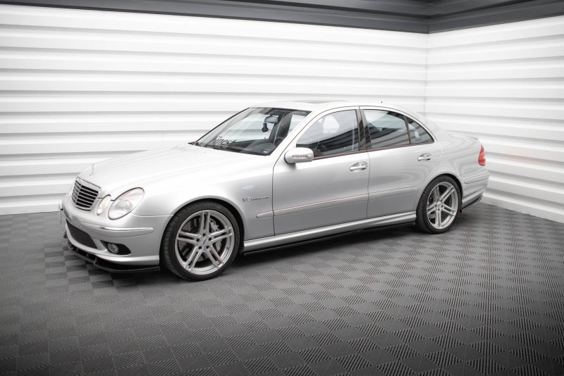 Maxton Seitenschweller Ansatz Mercedes-Benz E 55 AMG W211 schwarz Hochglanz ME-E-211-AMG-SD2-G