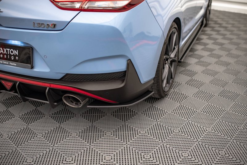 Maxton Street Pro Heck Ansatz Flaps Diffusor für Hyundai I30 N Fastback Mk3 Facelift HYI303NFBCNC-RSD1B