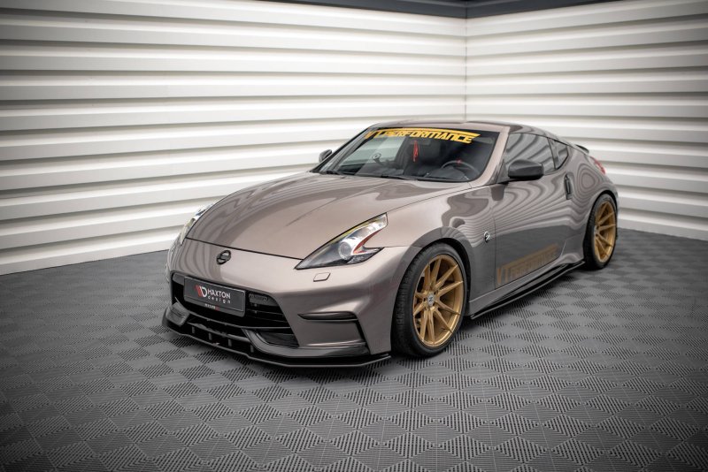 Maxton Street Pro Seitenschweller Ansatz für Nissan 370Z Nismo Facelift NI370ZNISMOCNC-SD1BRB