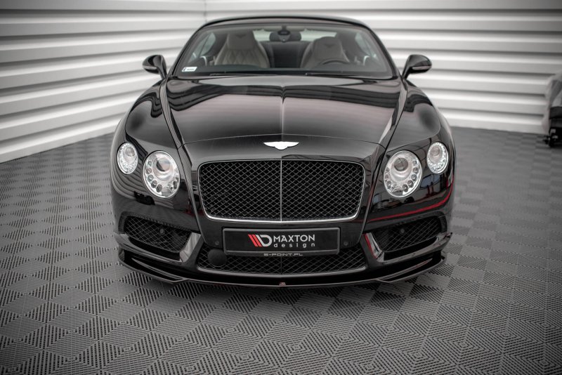 Maxton Front Ansatz V.2 für Bentley Continental GT V8 S Mk2 schwarz Hochglanz BE-CO-GT-1F-FD2-G