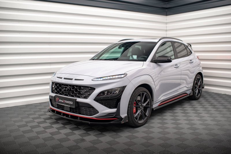 Maxton Front Ansatz V.2 +Flaps für Hyundai Kona N Mk1 HY-KO-1-N-FD2G+FSF1B