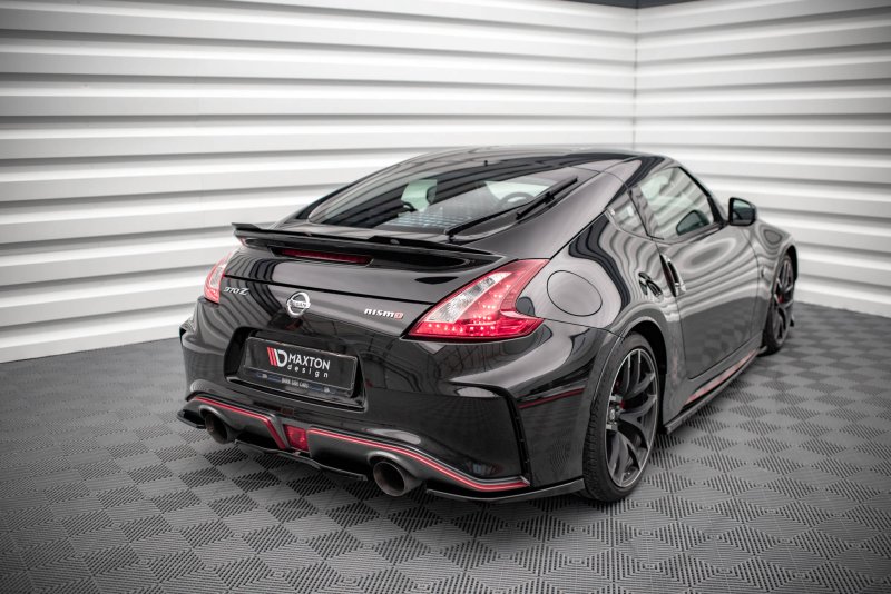 Maxton Heck Ansatz Flaps Diffusor für Nissan 370Z Nismo Facelift schwarz Hochglanz NI-370Z-NISMO-RSD1-G