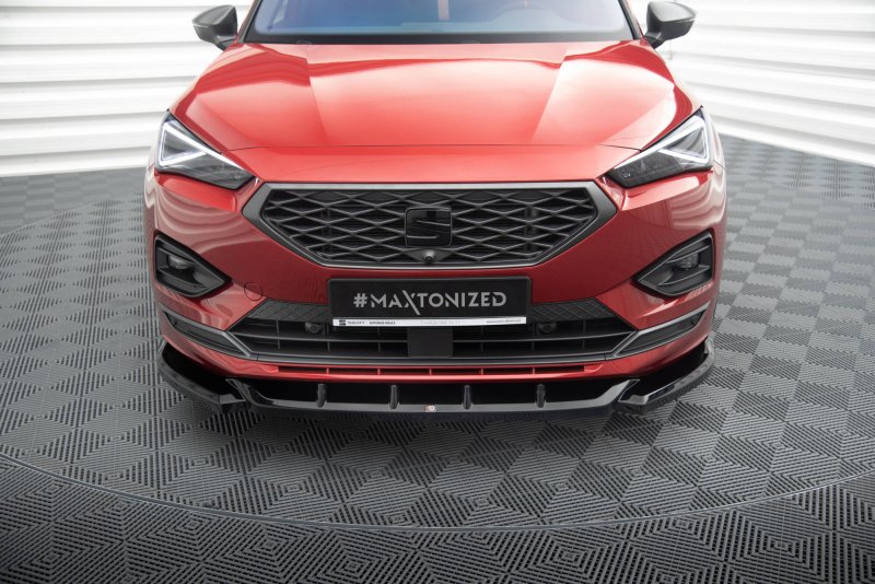 Maxton Front Ansatz V.1 Seat Tarraco FR Mk1 schwarz Hochglanz SE-TA-1-FR-FD1-G