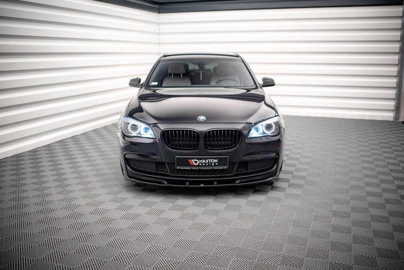 Maxton Front Ansatz V.2 für BMW 7 M-Paket F01 schwarz Hochglanz BM-7-01-MPACK-FD2-G