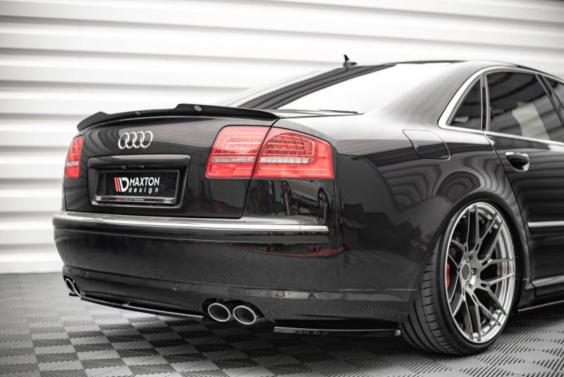 Maxton Heck Ansatz Flaps Diffusor für Audi S8 D3 schwarz Hochglanz AU-S8-D3F-RSD1-G