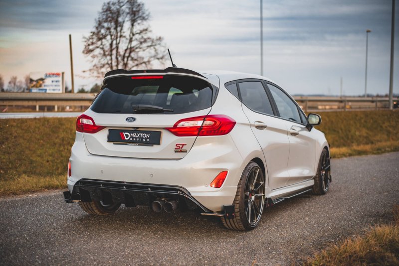 Maxton Heck Ansatz Flaps Diffusor +Flaps für V.4 Ford Fiesta ST Mk8 FO-FI-8-STLINE-RSD4G+RS