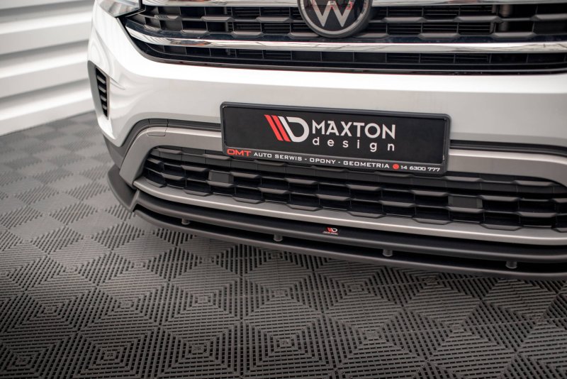 Maxton Front Ansatz V.2 für Volkswagen Atlas Cross Sport schwarz Hochglanz VW-AT-1-CRS-FD2G+FD2R-G