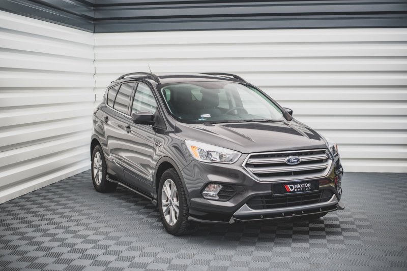 Maxton Front Ansatz für Ford Escape Mk3 schwarz Hochglanz FO-ES-3-FD1-G