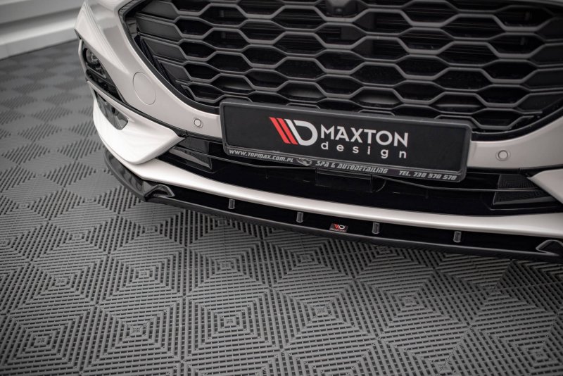 Maxton Front Ansatz für Ford Kuga ST-Line Mk3 schwarz Hochglanz FO-KU-3-STLINE-FD1-G
