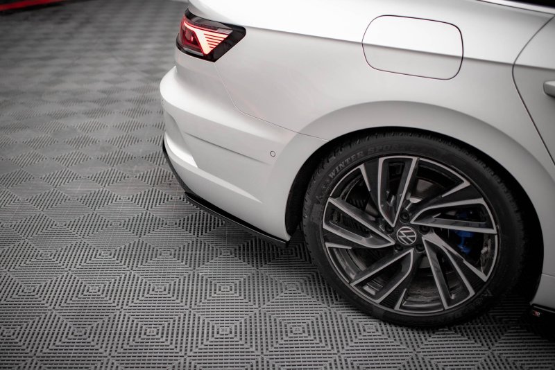 Maxton Heck Ansatz Flaps Diffusor für Volkswagen Arteon R schwarz Hochglanz VW-AR-1F-R-RSD1-G