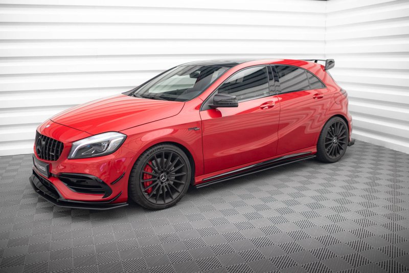 Maxton Street Pro Seitenschweller Ansatz Mercedes-Benz A 45 AMG W176 Facelift MEA176FAEROCNC-SD1BRB