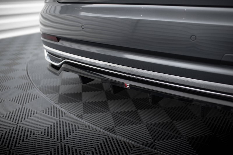 Maxton Mittlerer Cup Diffusor Heck Ansatz Audi A8 D5 schwarz Hochglanz AU-A8-D5-RD1G+RD2-G