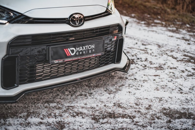 Maxton Front Ansatz +Flaps für V.3 Toyota GR Yaris Mk4 TO-YA-4-GR4-FD3T+FS