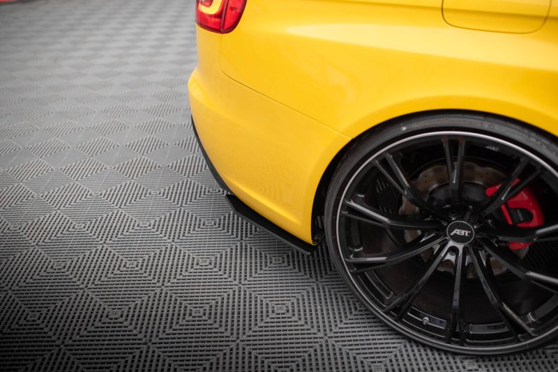 Maxton Street Pro Heck Ansatz Flaps Diffusor für Audi RS4 B8 AURS4B8CNC-RSD1B