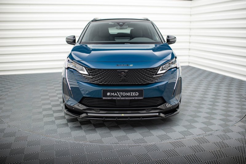 Maxton Front Ansatz Peugeot 3008 GT-Line Mk2 Facelift schwarz Hochglanz PE-3008-2F-GTLINE-FD1G+FD1R-G