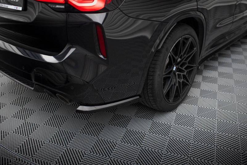 Maxton Heck Ansatz Flaps Diffusor V.1 BMW X3 M F97 / F97 Facelift schwarz Hochglanz BM-X3M-F97F-RSD1-G