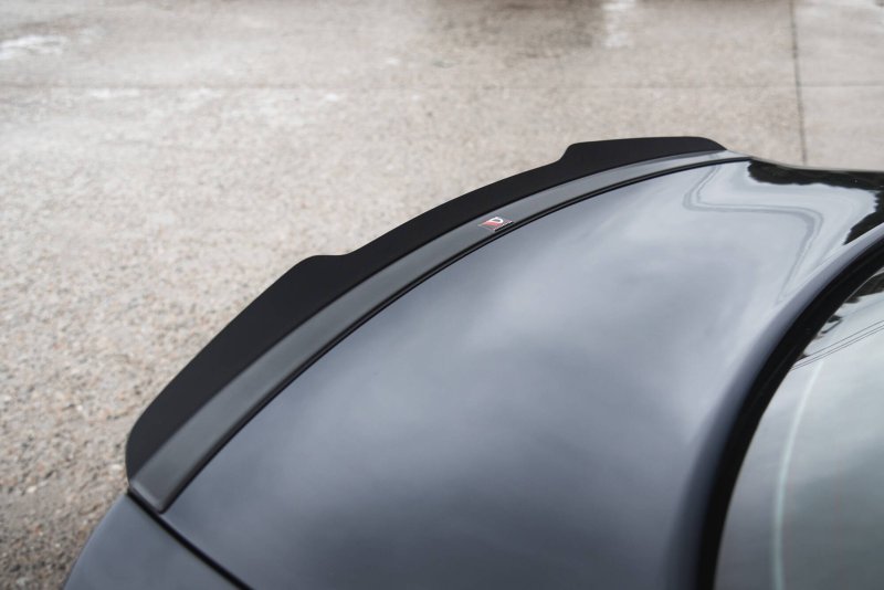 Maxton Spoiler CAP Abrisskante Audi RS4 Limousine B7 schwarz Hochglanz AU-RS4-B7-CAP1-G