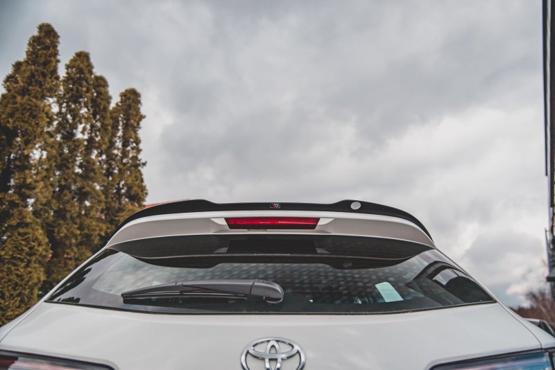 Maxton Spoiler CAP für Toyota Corolla XII Touring Sports schwarz Hochglanz TO-CO-12-TS-CAP1-G