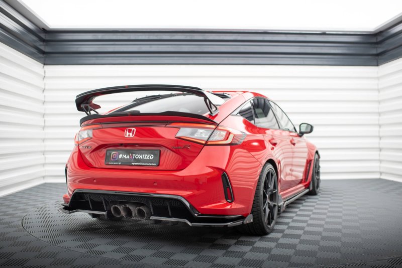 Maxton Höher Spoiler CAP für Honda Civic Type-R Mk 11 schwarz Hochglanz HO-CI-11-TYPE-R-CAP1-G
